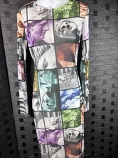 Fashion NoVa Set n Stone Mesh Maxi Dress Size Med NWT