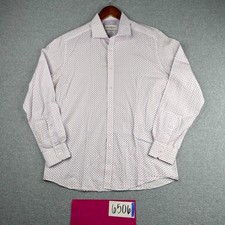 Robert Graham X Shirt 16.5 Colorful Diamond Casual Button Up Long Sleeve Mens
