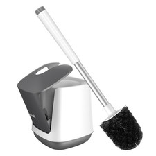 Toilet Brush and Holder, Automatic Toilet Bowl Brushes for Bathroom