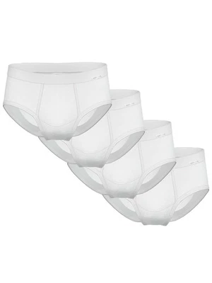 Lot de 4 slips avec ouverture Day Classic Ammann | Coton | M-2XL, Blanc - Photo 1/3