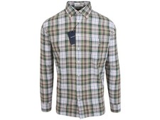 Gant men's shirt size XL 43 17" Pinpoint Oxford E-Z Fit long sleeve check