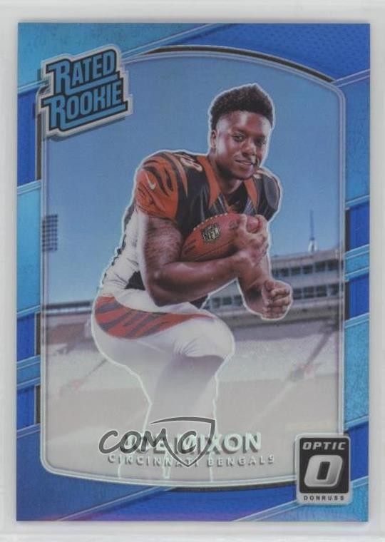 2017 Donruss Optic Rated Rookie Blue Prizm 82/149 Joe Mixon #185 1my2
