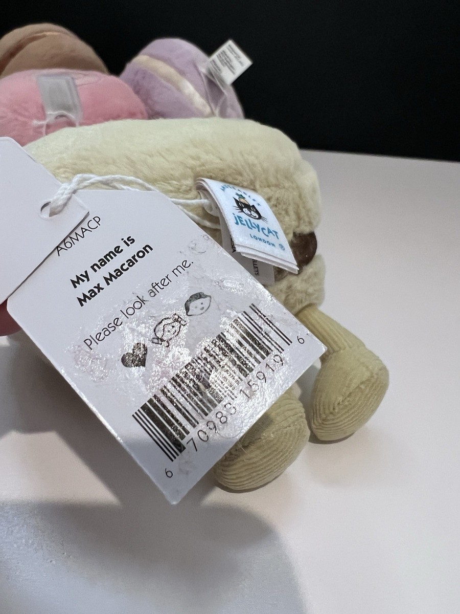 AUTHENTIC NWT Jellycat Amuseables Macaron Bundle- Mona, Mia, Max