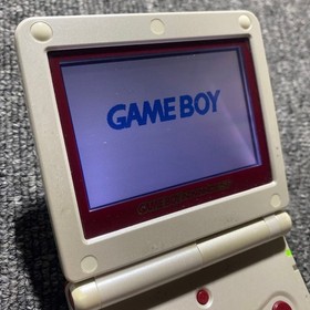 GameBoy Advance SP Console Famicom Color w/ Box, Manual & AC Adapter Working JP