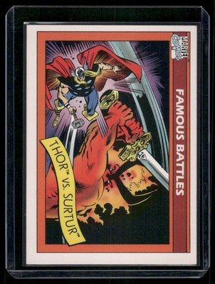 1990 Impel Marvel Universe Thor Surtur #91