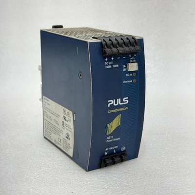 PULS DIMENSION QS10.241 24VDC 10A DIN RAIL POWER SUPPLY AC 100-240V TESTED OK