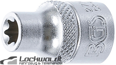 BGS socket wrench insert E profile drive internal square 10 mm 3/8'' SW E8