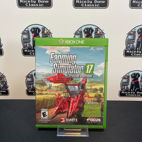 Farming Simulator 17: Platinum Edition (Microsoft Xbox One, 2017)