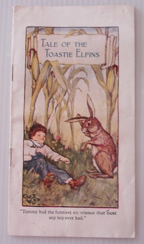 1914 Post Toasties Cereal Tale of the Toastie Elfins Promotional Book Postum