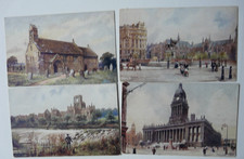 LEEDS - Set of 6 Tuck Postcards Series 1781. Artist Charles E Flower  (#485)
