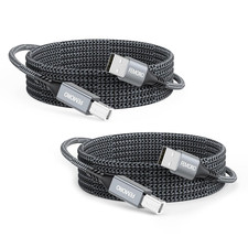 USB Printer Cable 10 Feet 2-Pack, High Speed 2.0 Data Transfer Power Delivery C