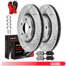 11.65 296mm Front Disc Rotors Pads Kit For Chevy Malibu Pontiac G6 Saturn Aura 11.65 296mm Front Disc Rotors Pads Kit For Chevy Malibu Pontiac G6 Saturn Aura