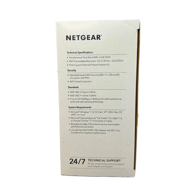 Netgear AC1000 WiFi Router Model No: R6080 New Open Box, 1000Mbps, Long Range - Image 4 of 4