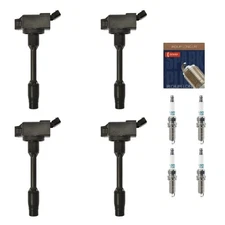 New Set of 4 Ignition Coil & DENSO Spark Plug for Toyota Corolla Prius L4