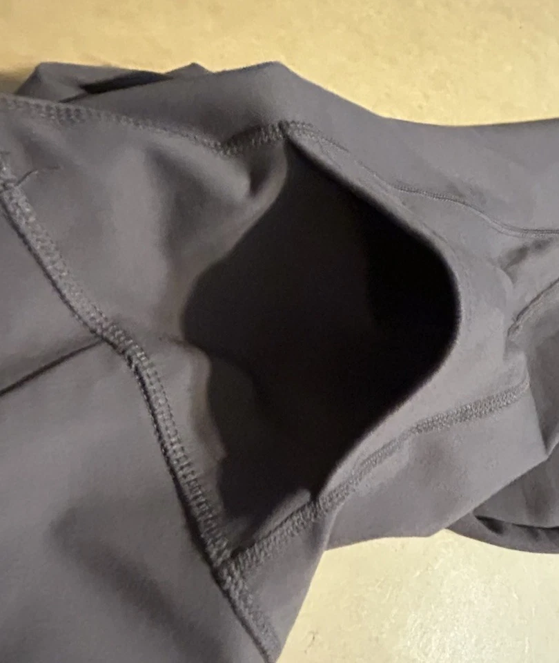 Jockey Leggings Yoga Pants Women Small Mocha Color Tone Pockets Elastic Waist - Image 4 of 4