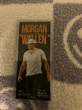Morgan Wallen Physical Collectible Ticket Santa Clara N2 Aug 2nd #255/1500