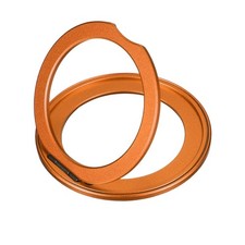 Phone Ring Holder, 360 Rotation Magnetic Phone Grip Holder, Orange
