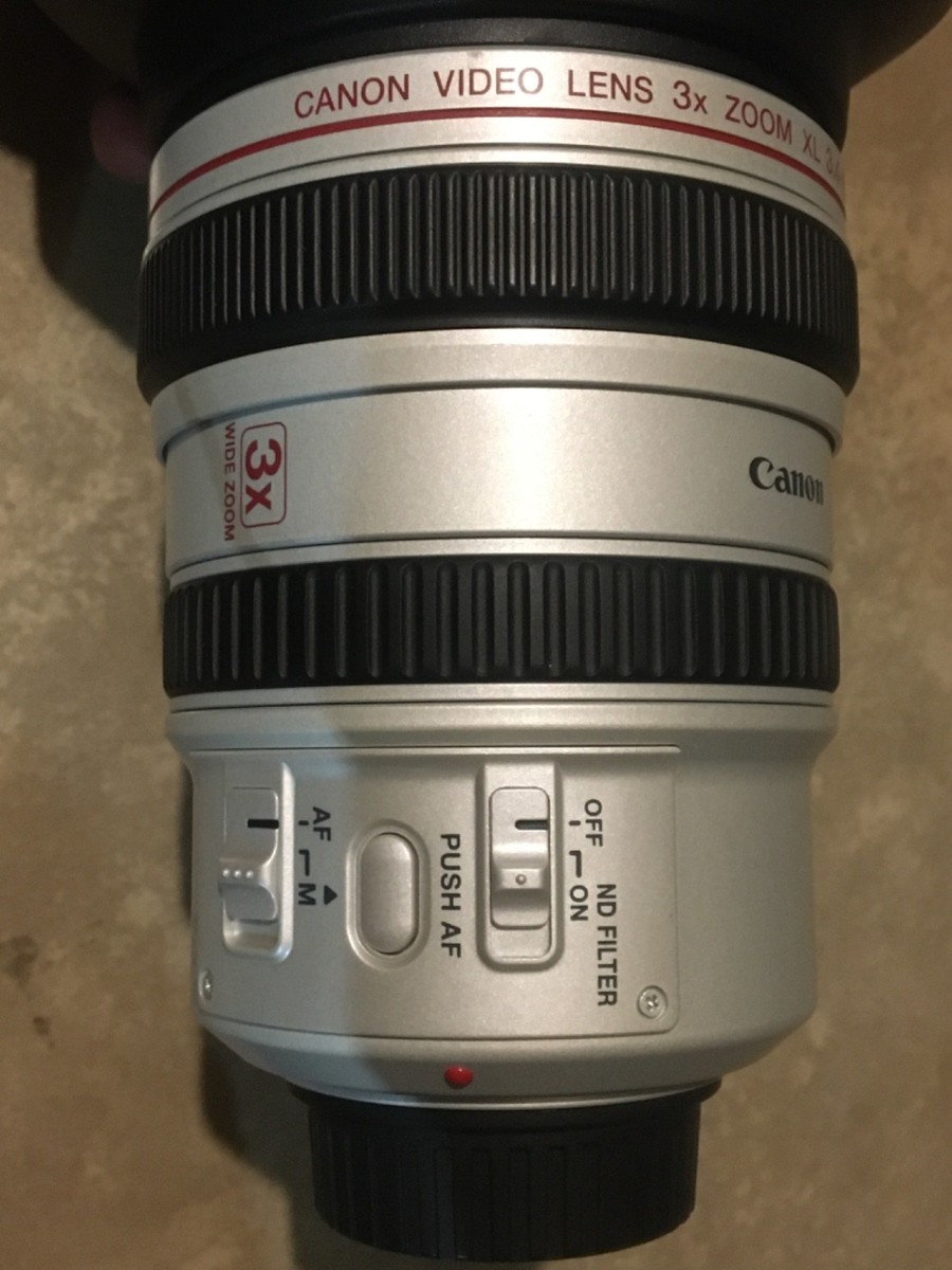 Canon望遠レンズCanon XL 3x Zoom Video Lens Canon XL Video Wide Angle ZOOM Lens 3X Wide Zoom XL 3.4-10.2mm