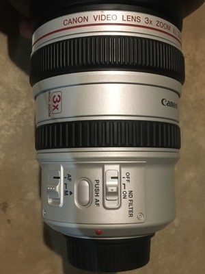 Canon XL 3X 3.4-10.22mm Video Wide Angle Zoom Lens W/ Case | eBay