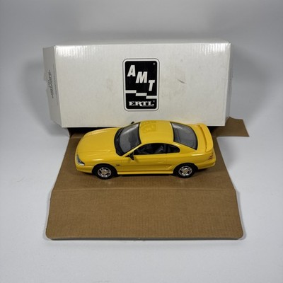 1994 Ford Mustang GT Car AMT ERTL Canary Yellow #6294 Vintage New Old Stock