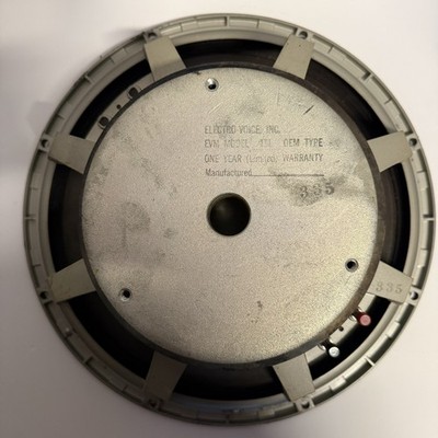 Vintage Electro-Voice Model EVM-15L Pro-Line 15in Loud Speaker Ceramic Magnet