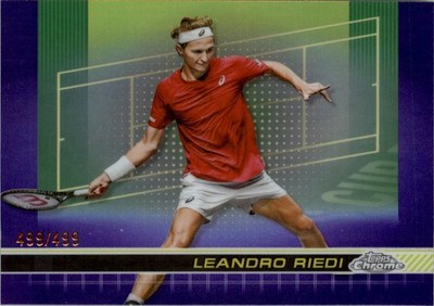 2024 Topps Chrome Purple Refractors #199 Leandro Riedi /499 - TN