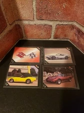 4 Vette Set Collectors Cards