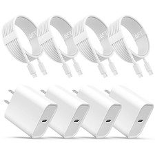 iPhone 17 16 15 Charger, USB C Charger, 4-Pack Fast Wall Charging, USB-C Charger