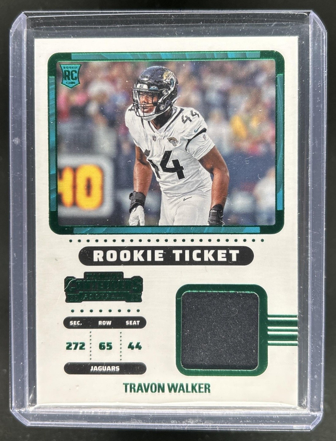 Travon Walker #RTS-TWA 2022 Panini Contenders Football Rookie Ticket