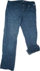 EDC by Esprit 36 L32 Jeans Trousers D. Blue Wmn Comfort Fit Turn Up Cargo Thin S W28