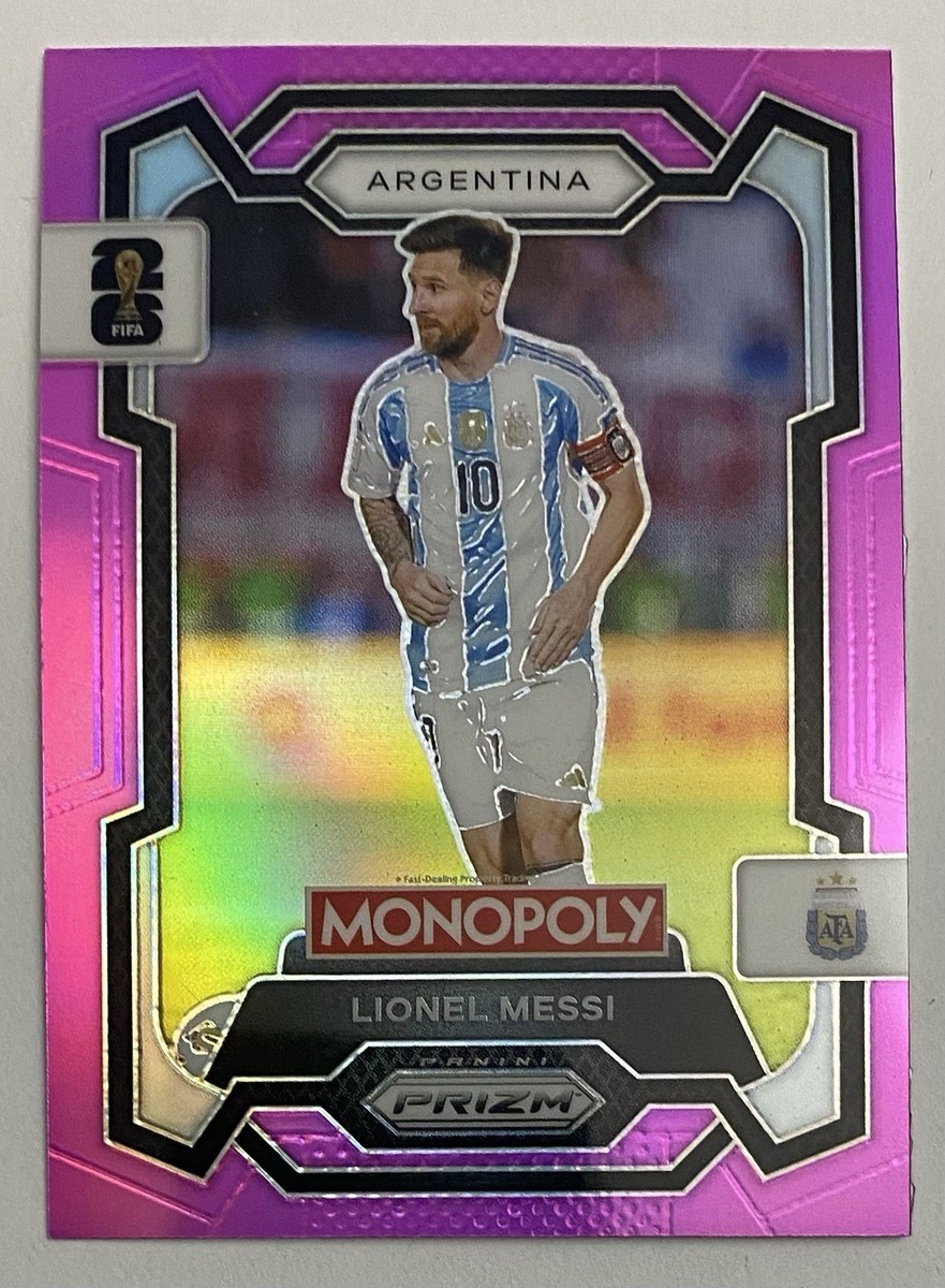 2026 Prizm Monopoly FIFA World Cup LIONEL MESSI Pink Argentina