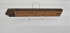 ANTIQUE STANLEY RULE & LEVEL CO. NO. 84 NEW BRITAIN CT FULL BRASS BOUND 4-FOLD — photo 2