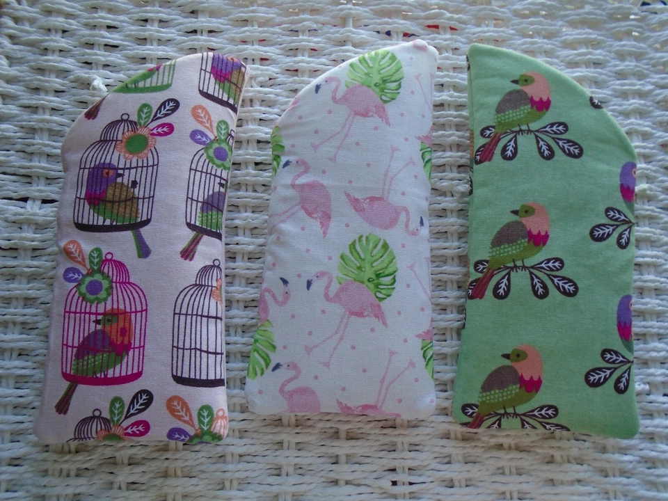 Bird Themed Glasses Cases Choose Design Lined Padded Soft Gift Present Flamingo