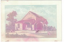 1876 Centennial Exhibition Card -- Connecticu...