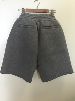 Kris Van Assche Neoprene Gray Black Stripe Drawstring Shorts $550