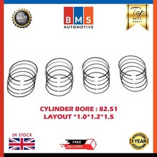 Jeu de Segments Piston Taille Std pour Audi A3 Tt 1.8 Cdnc TFSI Moteur Essence