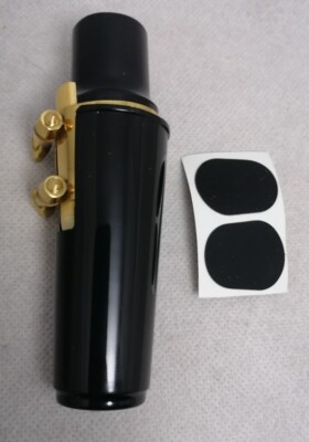 S139 - Mundstück Saxophon - Ersatzteil Kunstoff Schwarz - NEU 