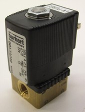 Burkert 134240 2/2-Way Direct Acting Solenoid Valve, NC, 6013 A 2.5 FKM M5