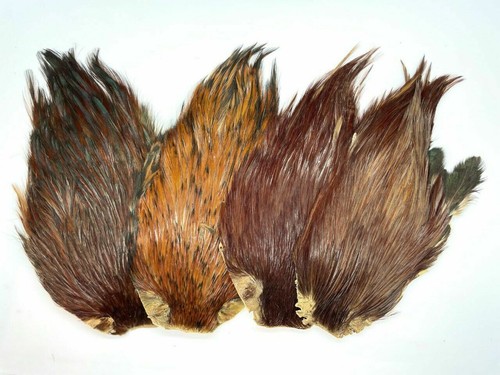 Plumes de Cou de Coq pour Montage de Mouches, Artisanat, couleur naturelle (A) - Photo 4/6