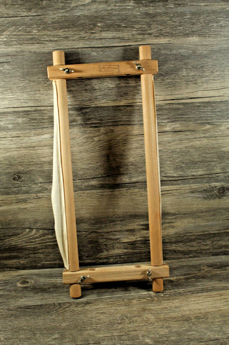 Wood 12" x 5" Scroll Frame , Needlework by Marie Products cross stitch