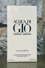 Giorgio Armani Acqua Di Gio Men's Eau de Parfum Refillable Spray 4.2oz 125ml