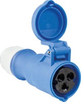 Camping Cee Kupplung Adapter AnhäNger Caravan 230V 16A 3-Polig Klappdeckel IP44