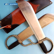 Chinese WuShu Broadsword Top Copper Guard Set Dao Sword 1095 Carbon Steel Q8580