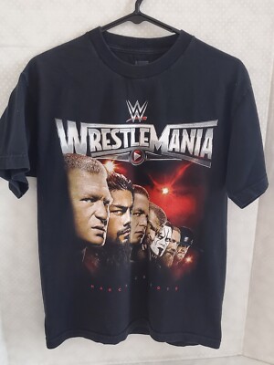 Official WWE WrestleMania 31 T-Shirt Men's Medium Black 2015 Bray Wyatt