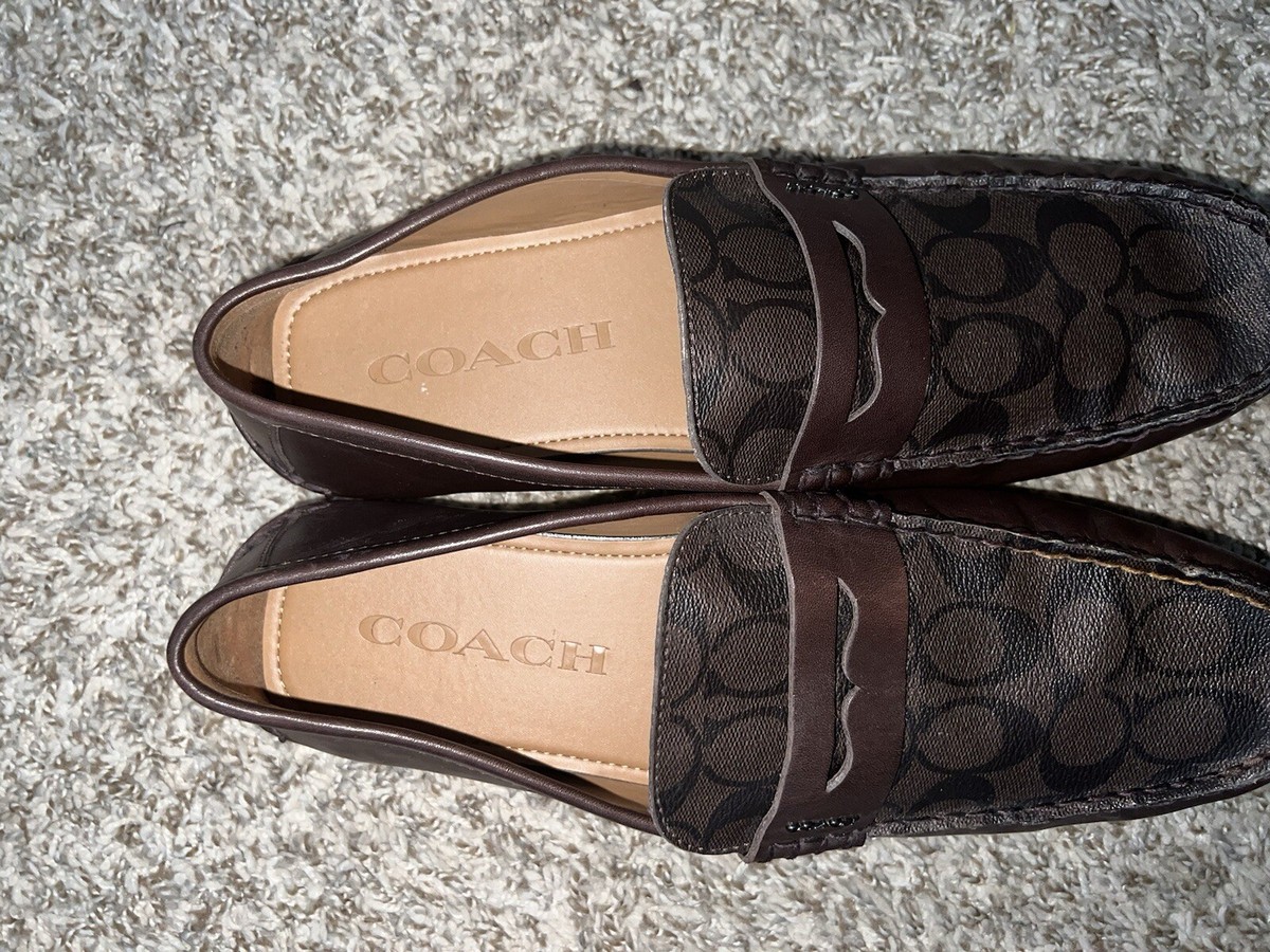 Coach Signature Liam Driver In Signature Jacquard | eBay