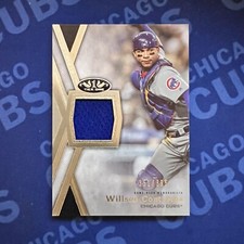 Willson Contreras 2020 Topps Tier One T1R-WC PATCH /395 CHICAGO CUBS CARDINALS