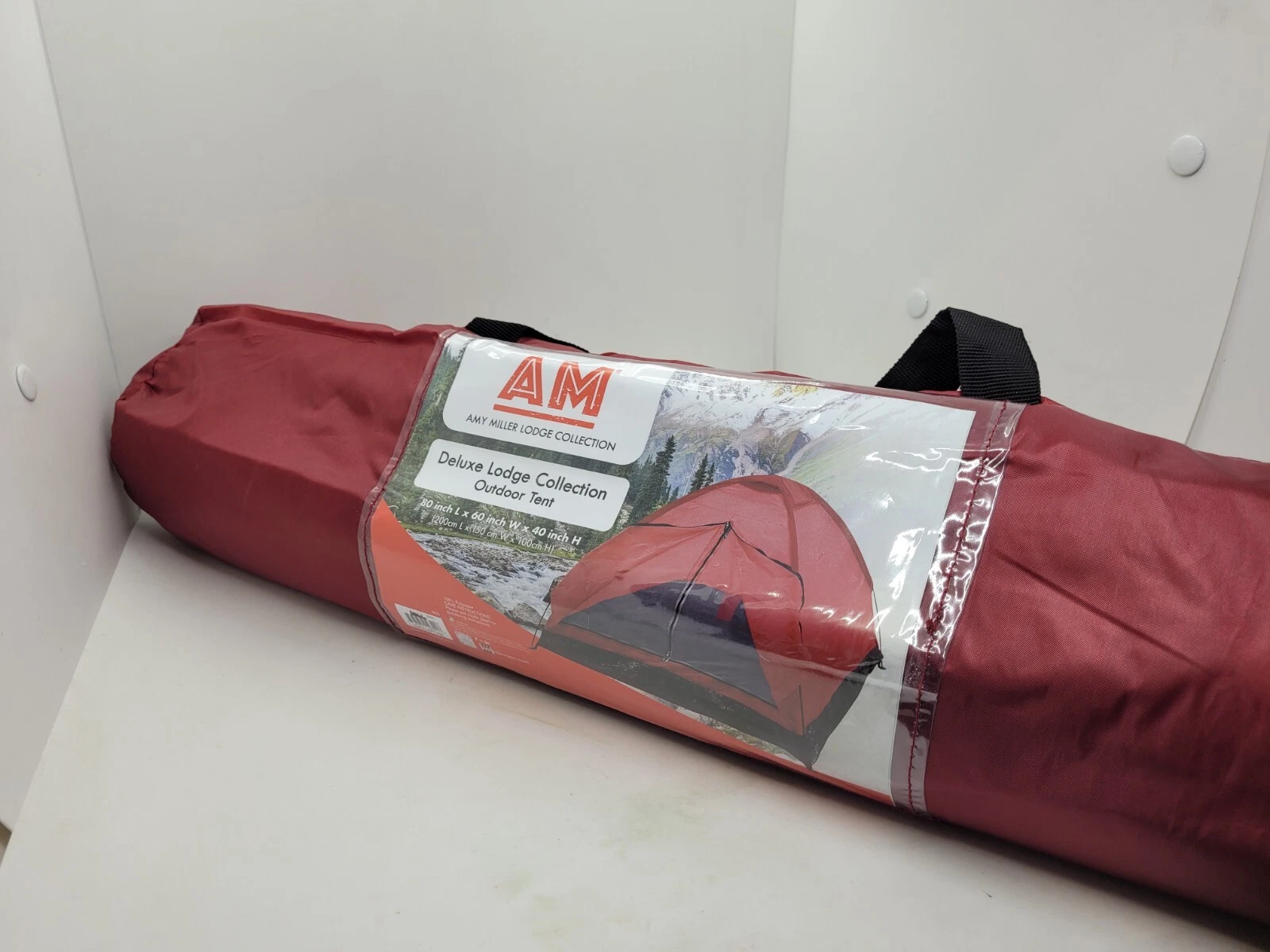 Deluxe 2 Person Outdoor Dome Tent with Storage Bag Amy Miller Lodge Collection