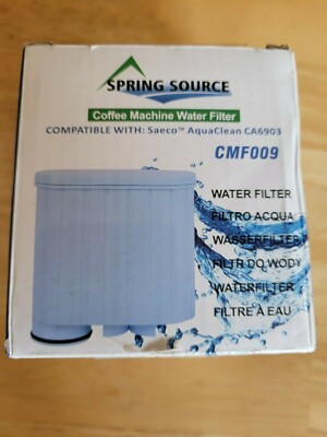 2-Pack Spring Source Coffee Machine Water Filter For Saeco AquaClean CA6903