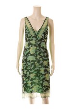ELIE TAHARI women’s multicolor silk dress Sz 2