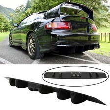 Gloss Rear Bumper Diffuser Shark 7 Fins Spoiler Splitter Lip For Toyota Celica